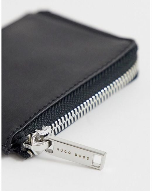 hugo boss zip wallet