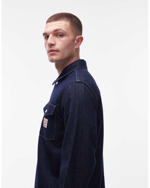 Levi's Blue Workwear Denim Overshirt for men