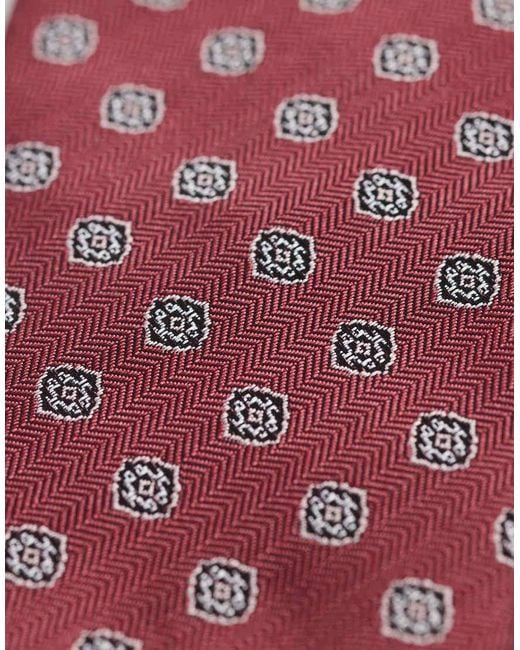ASOS Purple Oval Spotted Pattern Tie for men