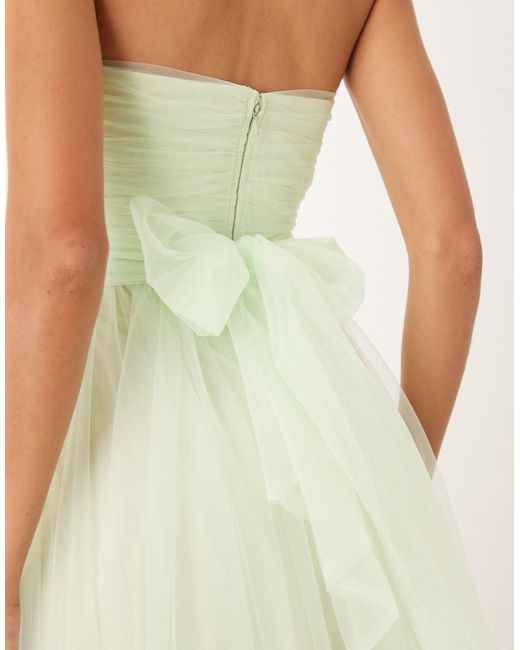 True Decadence Natural Strapless Maxi Dress