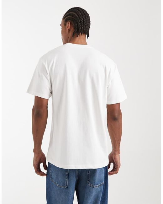 Santa Cruz White Outer Front Graphic T-shirt for men