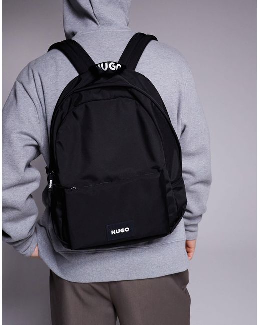 HUGO Backpack in Black for Men | Lyst
