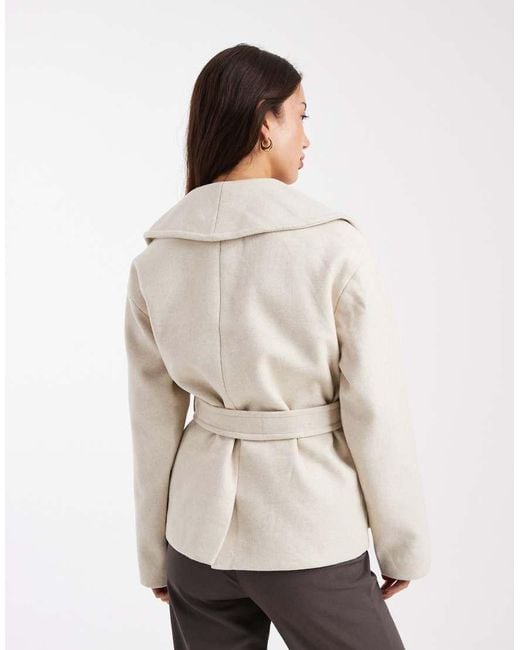 Vero Moda Natural Belted Short Formal Jacket