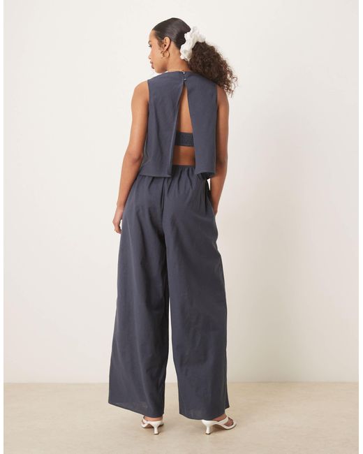 ASOS Blue – zweilagiger jumpsuit