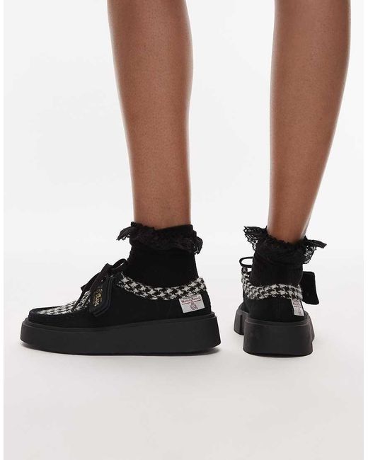 Clarks Black Torview Suede Tassel Shoe