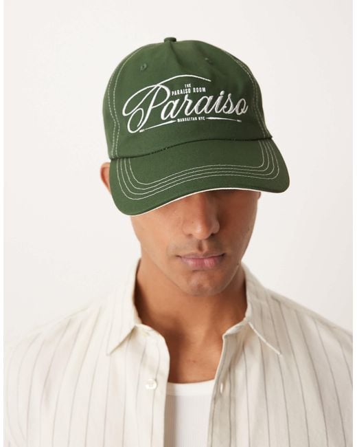 ASOS Green Cap for men