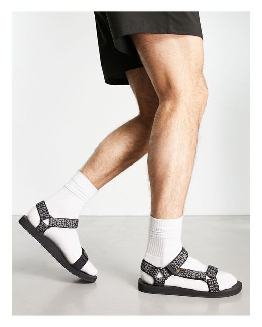 Teva White Mid Universal Sandals for men