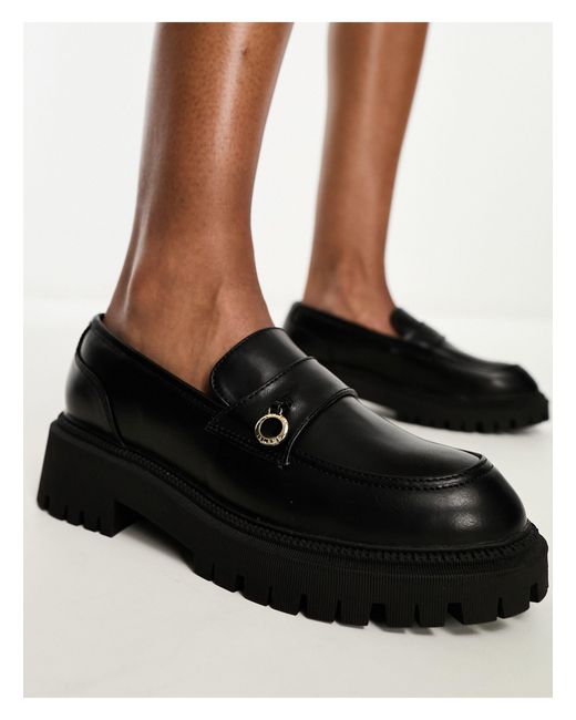 River Island Chunky Loafer in Black Lyst