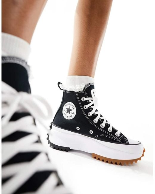 Converse Blue Run Star Hike Hi Sneakers