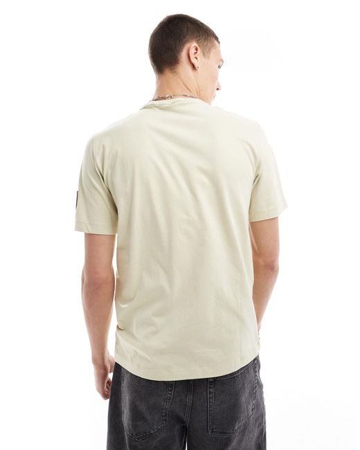 Calvin Klein – t-shirt in Natural für Herren