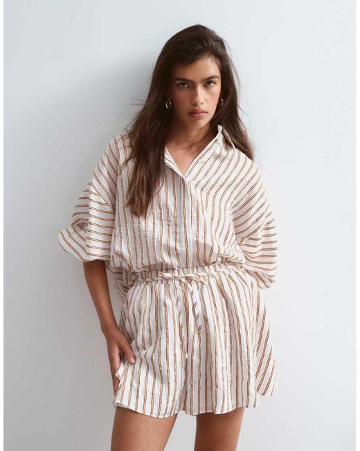 ARRANGE White Flippy Short Co-Ord
