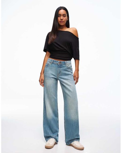 Bershka Blue baggy Jeans