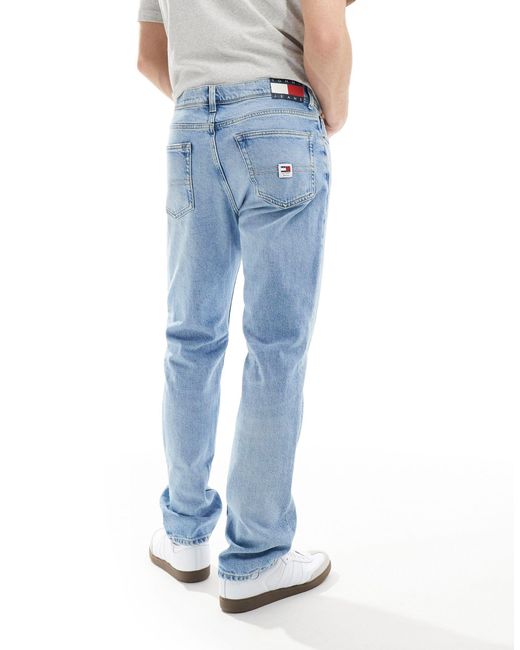 Tommy Hilfiger Blue Ethan Relaxed Straight Leg Jeans for men