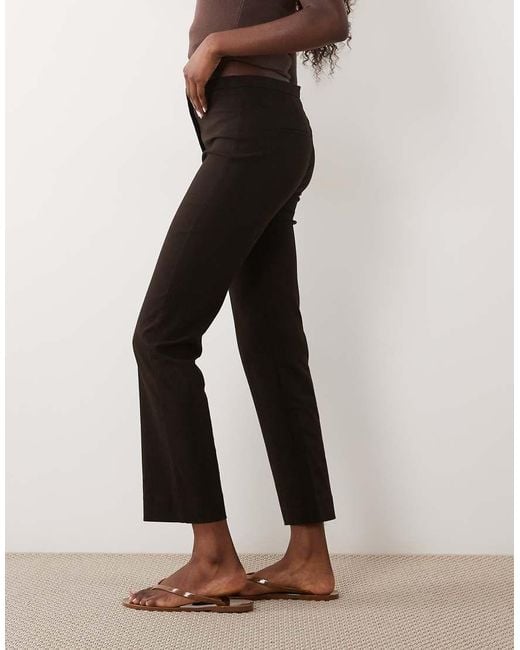 Mango Brown Tailored Slim Trouser