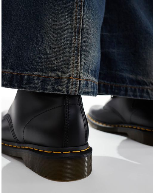 101 bottines a 6 paires d illets lisse Dr. Martens pour homme en coloris Noir Lyst