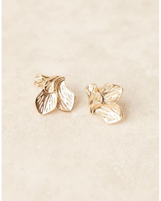 ASOS Black Mini Floral Studs