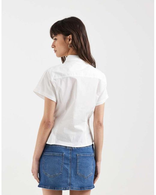 ONLY Blue Denim Mini Skirt