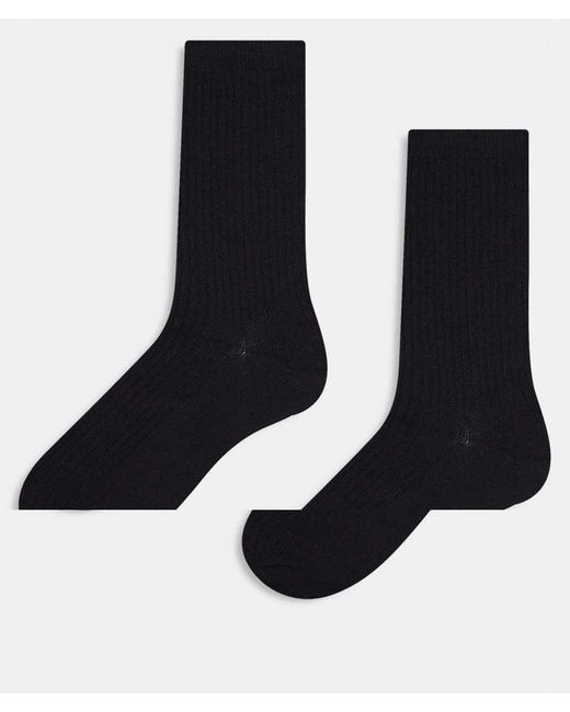 Only & Sons Set Van 2 Geribbelde Sokken in het Blue voor heren