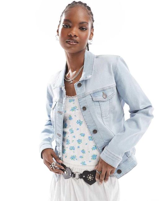 Noisy May Blue Denim Jacket