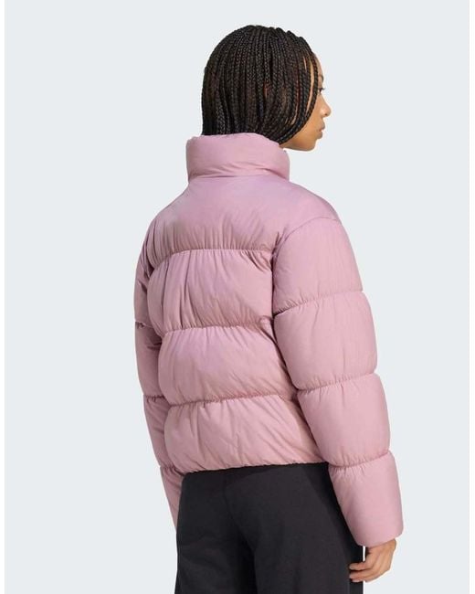 Adidas Originals Pink Short Padded Jacket