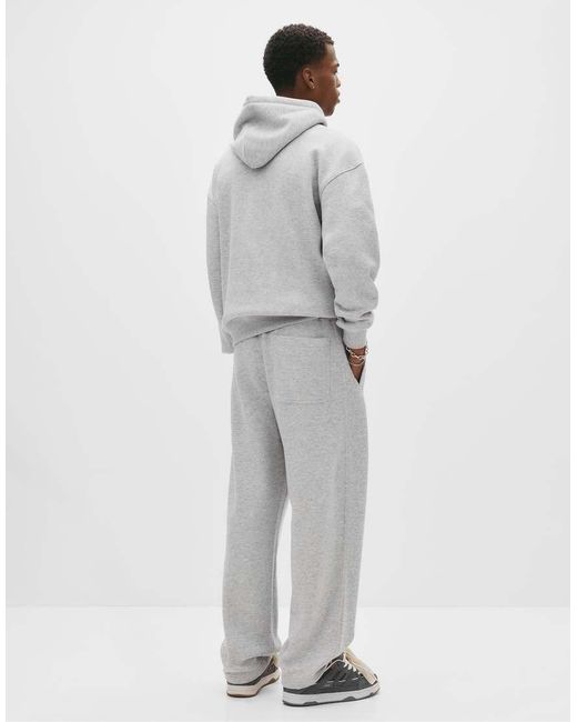 Pull&Bear Gray Heavy Weight joggers for men