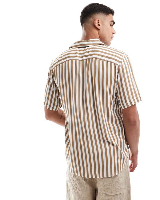 Only & Sons – hemd in Natural für Herren