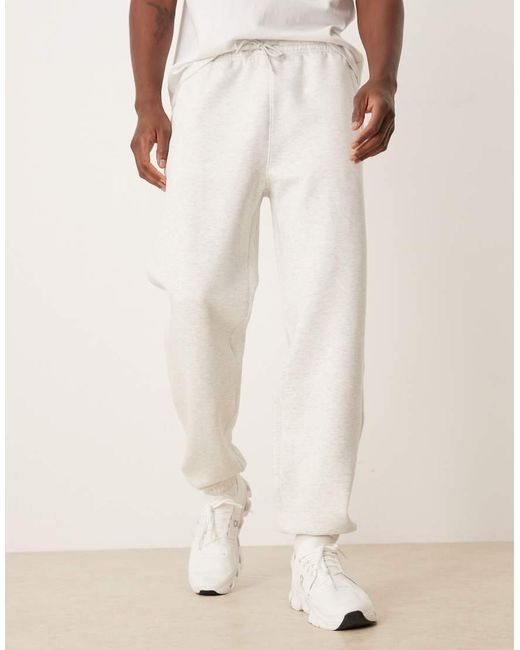 Abercrombie & Fitch Natural Ypb Fleece Cinch Hem joggers for men
