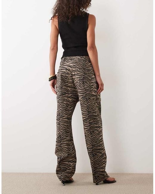 Ghospell Multicolor Razan Cotton High Rise Barrel Jeans