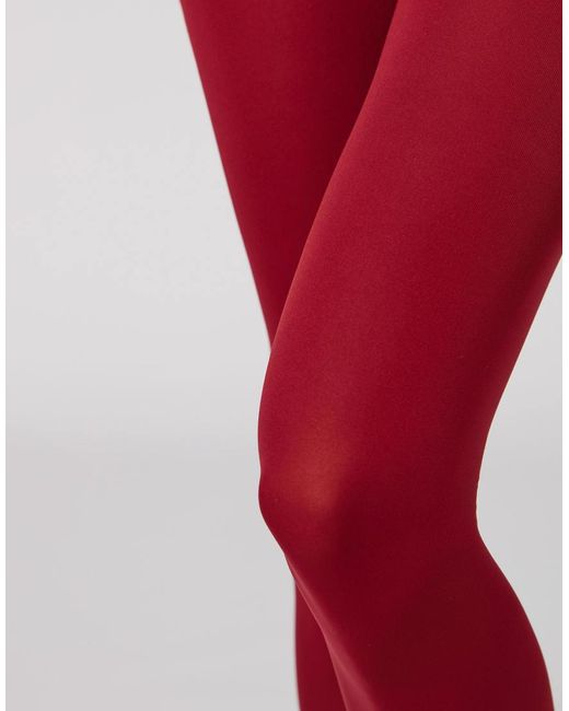 Calzedonia Red 50 Den Total Comfort Soft Touch Tights