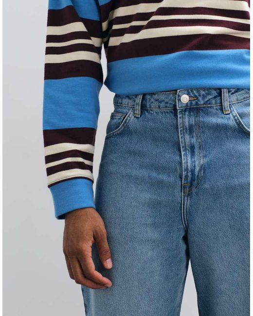 ASOS Blue baggy Jeans for men