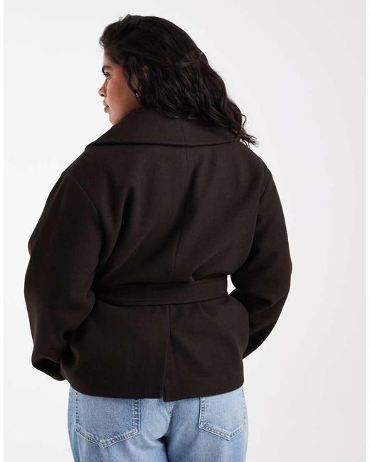 Vero Moda Black Belted Short Formal Jacket
