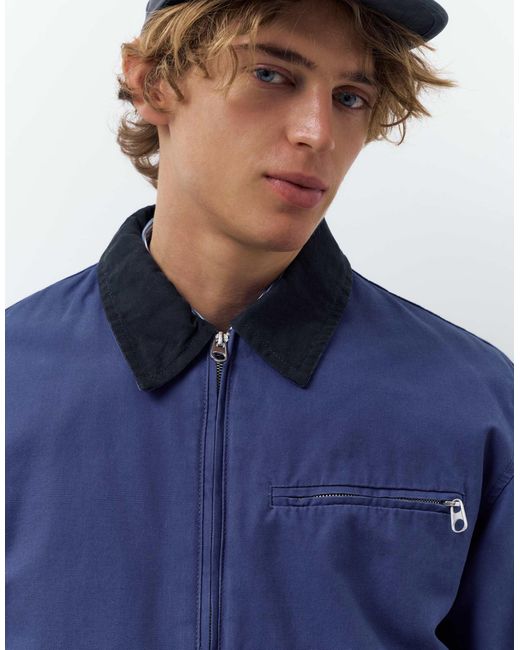 Pull&Bear – jacke in Blue für Herren