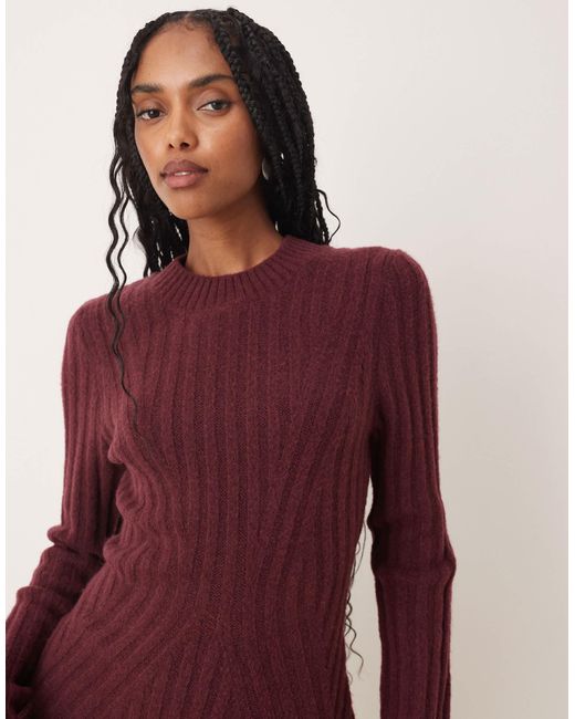 ASOS Knit Structured Mini Dress