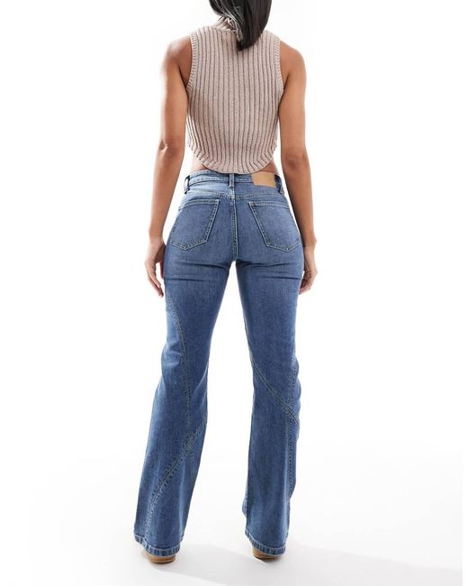 Cotton On Blue Stretch Bootcut Flare Jean