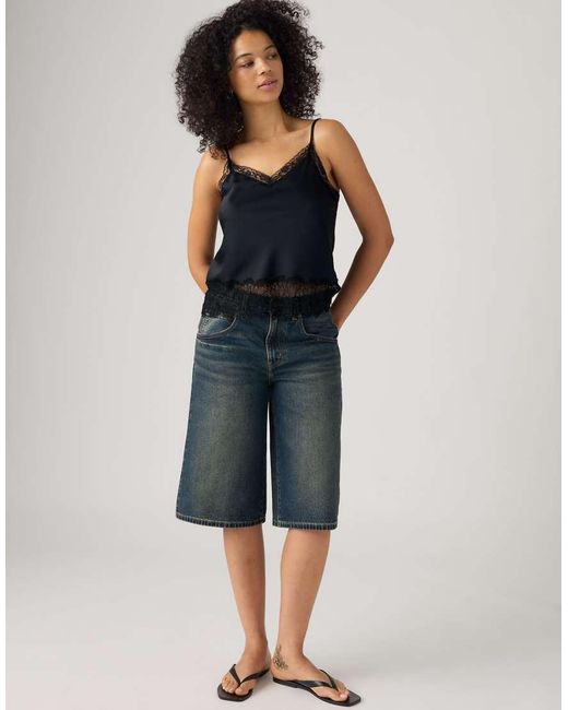 Levi's Blue Super Baggy Jort