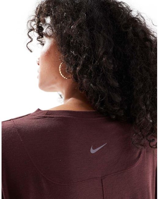 Camiseta Holgada Dri-Fit De Nike One Training-Rojo Nike de color Red