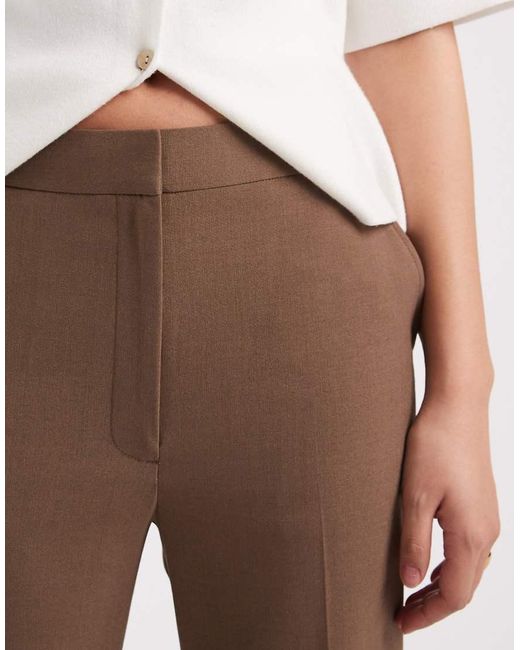 ASOS White Tailored Slim Straight Leg Pants
