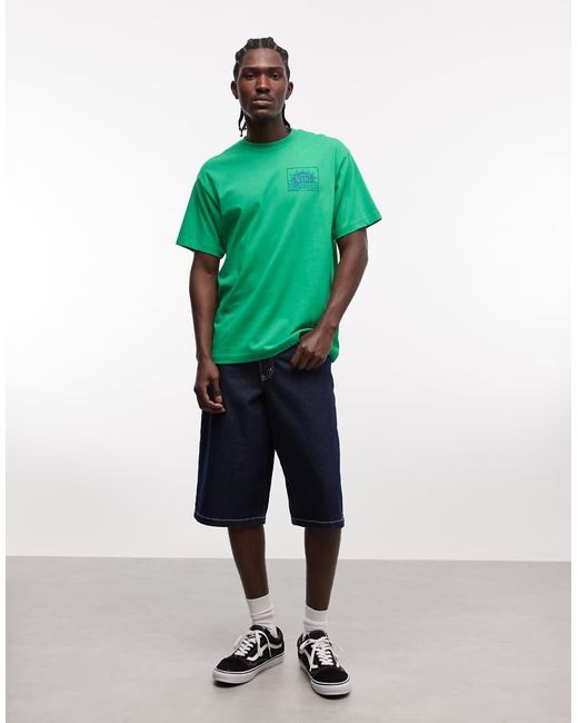 Vans Green Bright Day Back Print T-shirt for men