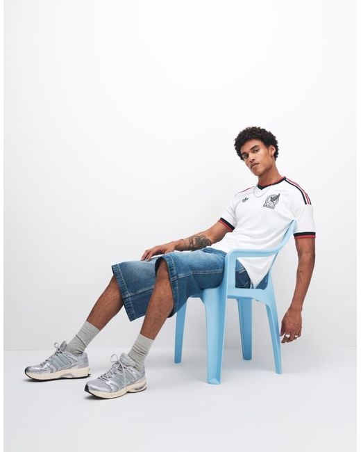 Adidas Originals White Adidas Football Mexico World Cup 26 Away Shirt