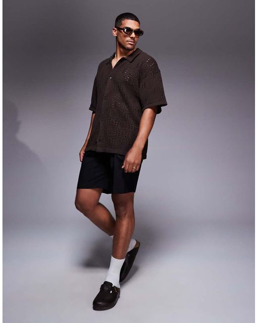 Camicia di ADPT in Black da Uomo