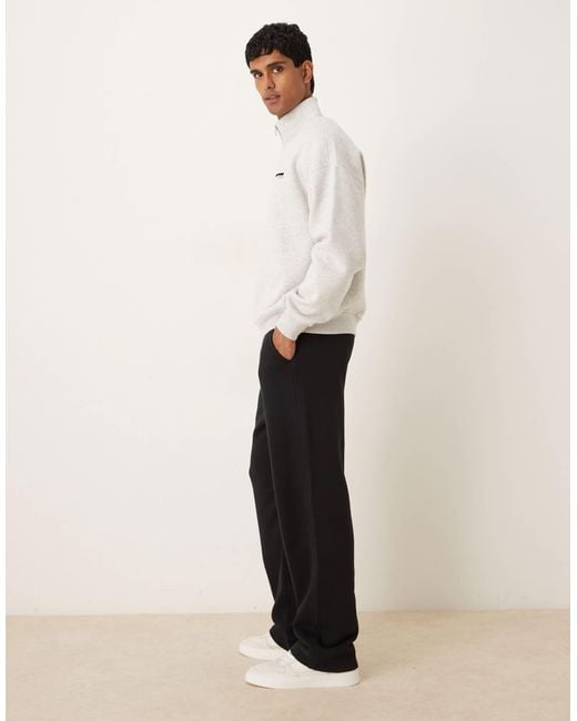 Abercrombie & Fitch – essential – weite jogginghose in White für Herren