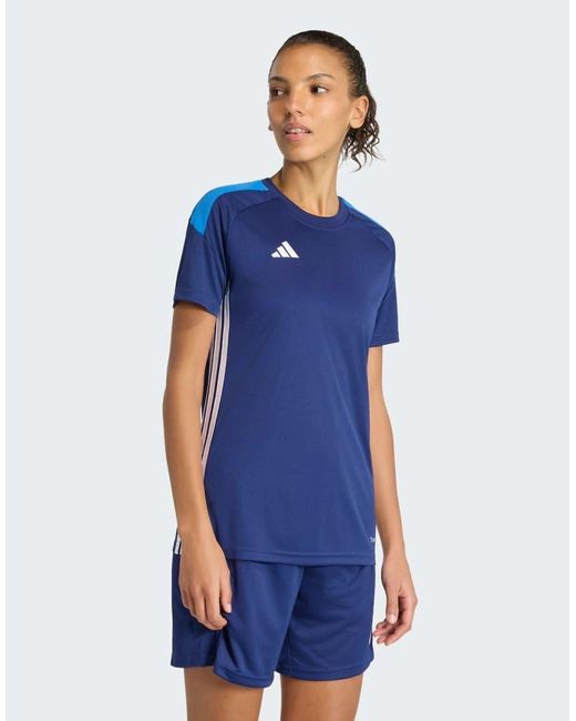 Adidas Originals Blue Tiro 26 Essentials Jersey