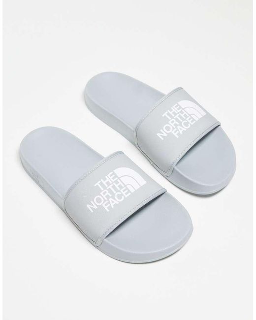 The North Face Gray Base Camp Iii Sliders for men