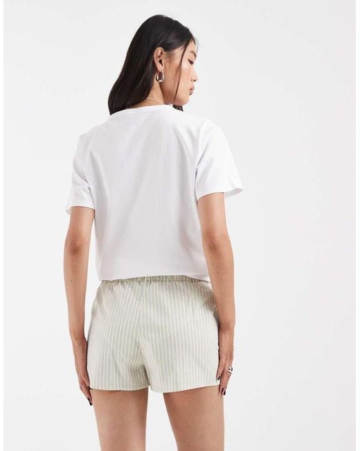 ASOS White Pull On Shorts