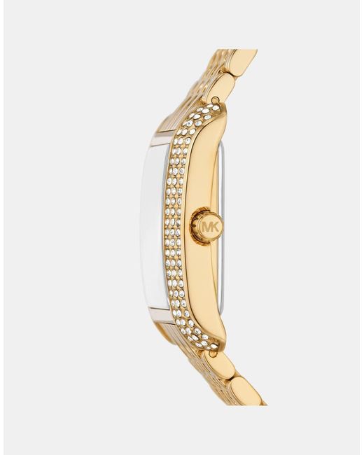 Michael Kors Metallic Emery Three-Hand, -Tone Stainless Steel Watch