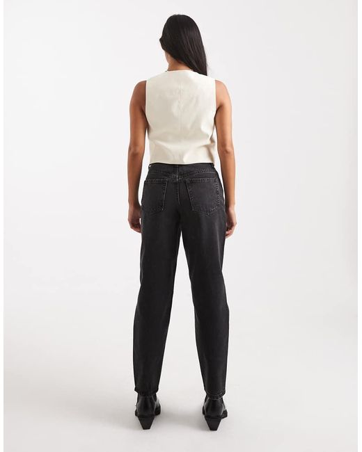 Miss Selfridge Black Mom Jean