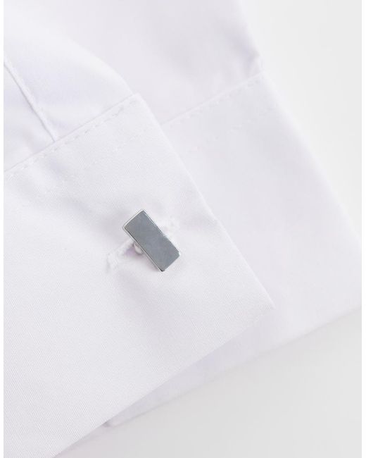 ASOS Gray Tie Bar And Cufflink Set for men
