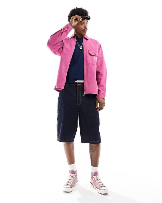 Carhartt Pink Rainer Overshirt for men