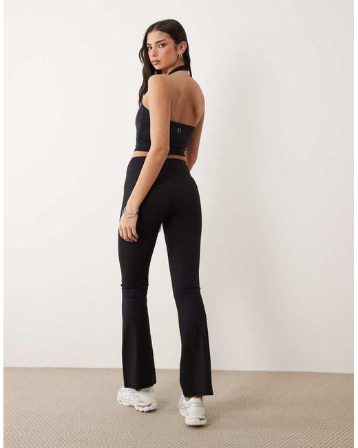 Gina Tricot Natural Mix And Match Flare Yoga leggings