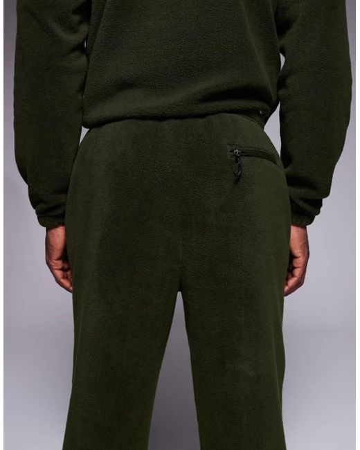 ASOS Black Co-ord Tapered Fleece jogger for men